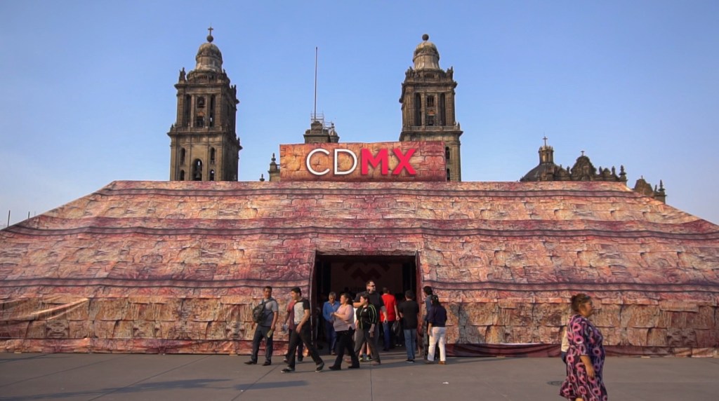 Exhibición en el zócalo de la CDMX